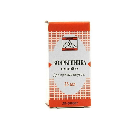 БОЯРЫШНИКА НАСТОЙКА 25МЛ ИНД/УП/ФЛОРА КАВКАЗА