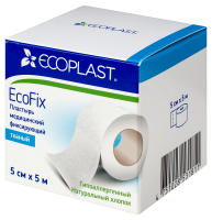 ПЛАСТЫРЬ ECOPLAST ECOFIX катуш/ткан 5смх5м