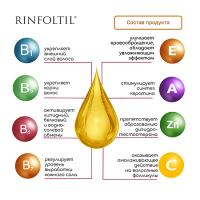 РИНФОЛТИЛ Сыворотка липосомальная При любом типе выпадения муж/жен 160мг №30