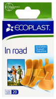 ПЛАСТЫРЬ ECOPLAST Набор Тканный In Road №20