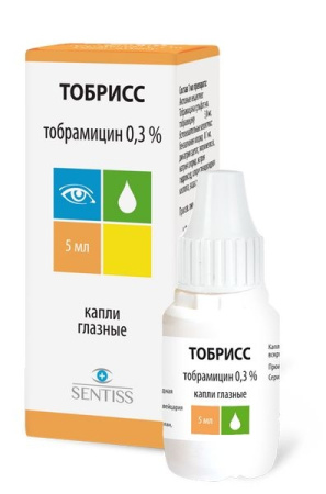 ТОБРИСС кап гл 0,3% 5мл