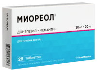 МИОРЕОЛ таб. п п о 10мг+20мг N28