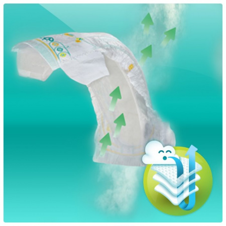PAMPERS NEW BABY-DRY ПОДГУЗНИКИ РАЗМЕР 2 N94