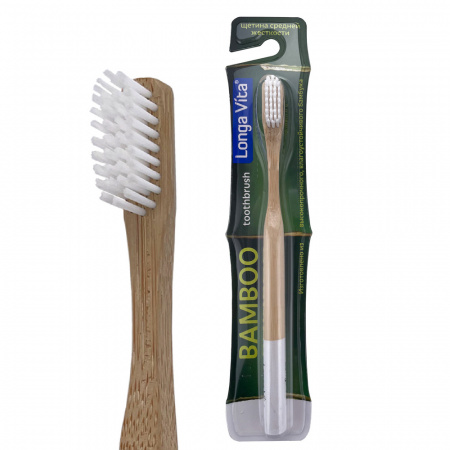 ЛОНГА ВИТА Bamboo зубная щетка для взрослых (BT-1)