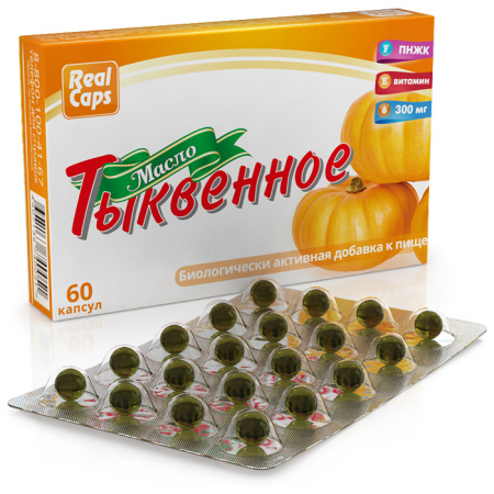 ТЫКВЫ МАСЛО капс 0,3 N60  Реалкапс