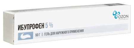 ИБУПРОФЕН гель 5% 50г  ОЗОН