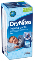 HUGGIES DRYNITES ТРУСИКИ-ПОДГУЗНИКИ НОЧНЫЕ ДЛЯ ДЕВОЧЕК 4-7ЛЕТ N10