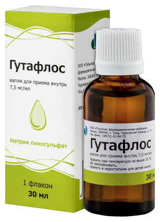 ГУТАФЛОС капли д/пр внутрь 7,5мг/мл 30мл №1