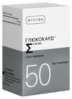 ТЕСТ-ПОЛОСКИ к глюкометру ГЛЮКОКАРД N50
