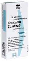 ЮНИДОКС СОЛЮТАБ 100 МГ N10 ТАБЛ ДИСПЕР
