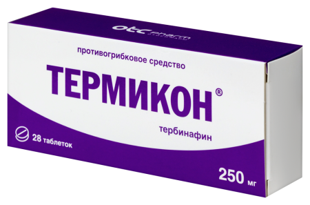 ТЕРМИКОН таб 250мг N28 #^^