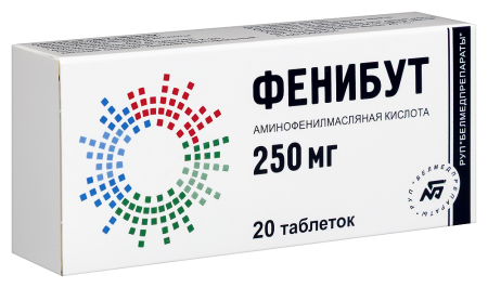 ФЕНИБУТ таб 250мг N20  Белмедпрепараты