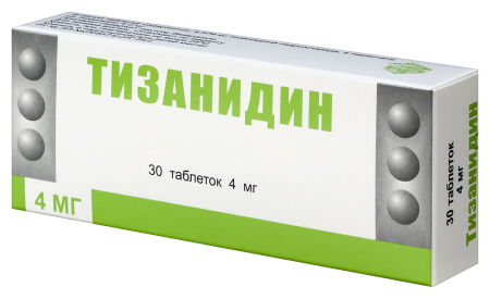 ТИЗАНИДИН таб 4мг №30  Березовский ФЗ