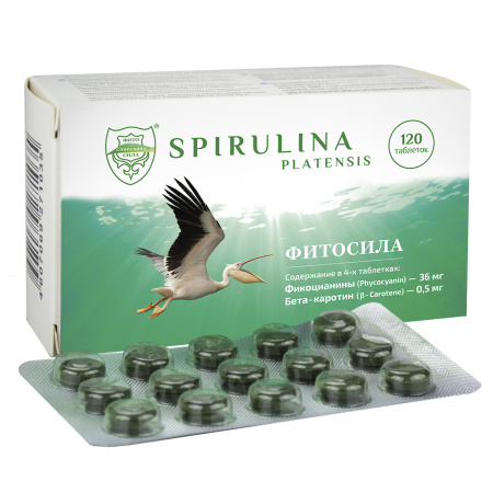 СПИРУЛИНА-ФИТОСИЛА таб №120