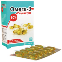 ОМЕГА-3 КОНЦЕНТРАТ 60% капс 1000мг N30  Реалкапс