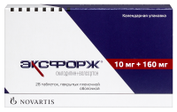 ЭКСФОРЖ таб 10мг/160мг N28