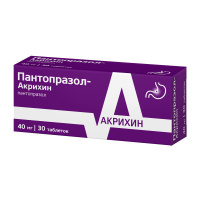 ПАНТОПРАЗОЛ-АКРИХИН таб 40мг №30