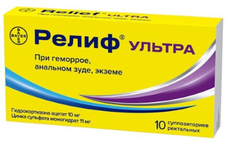 РЕЛИФ УЛЬТРА свечи N12