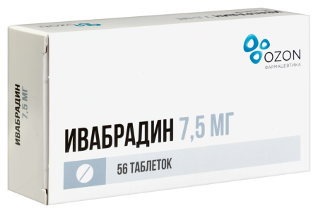 ИВАБРАДИН таб 7,5мг N56 Озон
