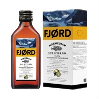 FJORD НОРВЕЖСКИЙ РЫБИЙ ЖИР ИЗ ПЕЧЕНИ ТРЕСКИ СО ВКУСОМ ЛИМОНА 100МЛ
