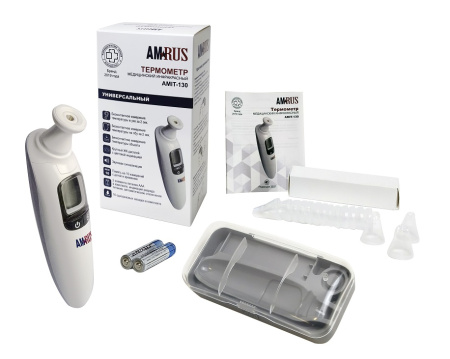 ТЕРМОМЕТР AMRUS AMIT-130 медицинский инфракрасный
