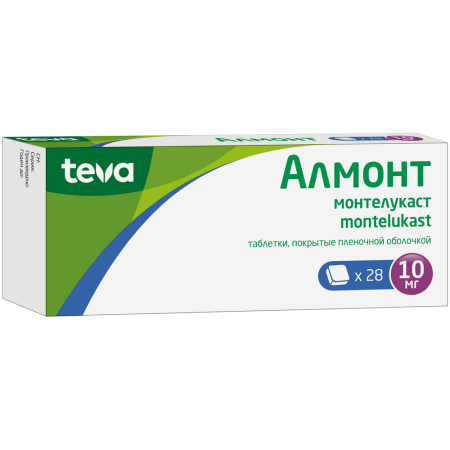 Алмонт таб. п.п.о. 10мг N28