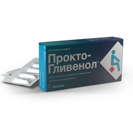 ПРОКТО-ГЛИВЕНОЛ свечи 400мг N10 #