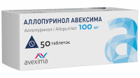 АЛЛОПУРИНОЛ-АВЕКСИМА таб 100мг N50