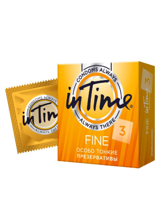 ПРЕЗЕРВАТИВЫ IN TIME Fine (особо тонкие) №3 #