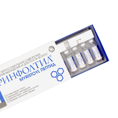 РИНФОЛТИЛ MYRISTOYL Пептид сыворотка липосомальная п/выпадения д/роста волос N30