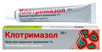 КЛОТРИМАЗОЛ 1% 20,0 КРЕМ Д/НАРУЖ ПРИМ /МИКРО ЛАБС ЛИМИТЕД/