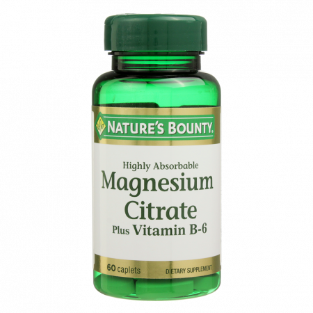 НЭЙЧЕС БАУНТИ ЦИТРАТ МАГНИЯ В6 таб №60