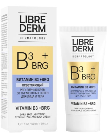 ЛИБРИДЕРМ ДЕРМА BRG+ВИТАМИН B3 Крем д/лица и тела 50мл