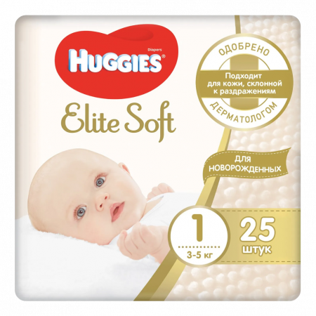 ХАГГИС подгуз ELITE SOFT 1/3-5кг №20