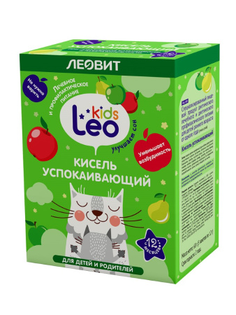 ЛЕОВИТ LEO KIDS КИСЕЛЬ ДЛЯ ДЕТЕЙ УСПОКАИВАЮЩИЙ 12,0 N5 ПАКЕТ