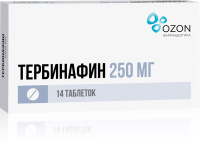 Тербинафин таб. 250мг N14