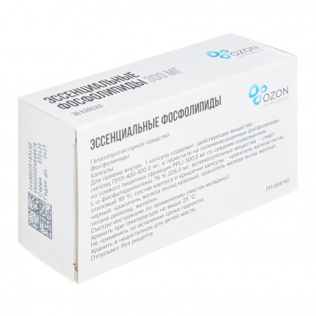 ЭССЕНЦИАЛЬНЫЕ ФОСФОЛИПИДЫ капс 0,3 №30 Озон