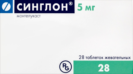 СИНГЛОН таб жев 5мг N28