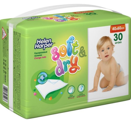 ХЕЛЕН ХАРПЕР Пеленки SOFT&DRY 40х60 N30
