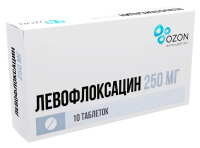 ЛЕВОФЛОКСАЦИН таб 500мг N10  ОЗОН