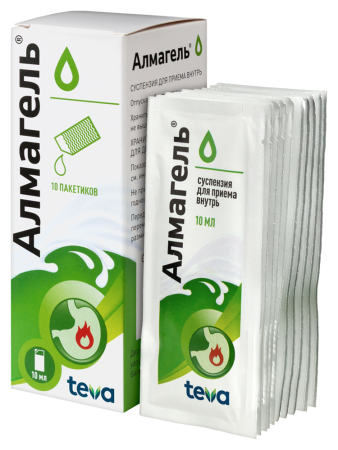 АЛМАГЕЛЬ сусп 10мл №10