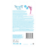 ЖИЛЛЕТТ Станок VENUS Simply 3 однораз (женский) №2