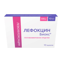 ЛЕФОКЦИН БИОКС таб 500мг N10