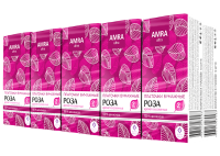 АМРА AMRA Платочки бумажные двухслойные с ароматом розы №10x10