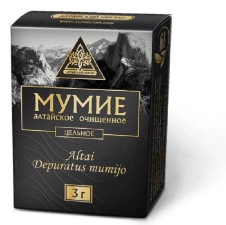 МУМИЕ АЛТАЙСКИЙ НЕКТАР В ПЛАСТИНАХ 3,0