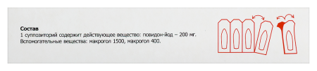 ПОВИДОН-ЙОД супп ваг 200мг N10 Южфарм