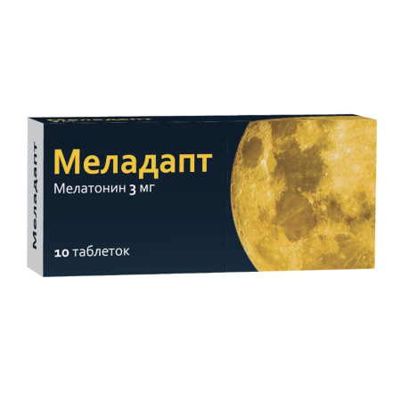 МЕЛАДАПТ таб 3мг N10
