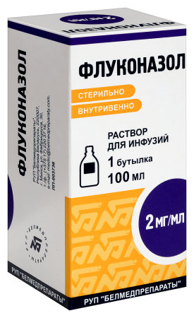 Флуконазол 2мг/мл 100мл р-р д/инф. (Белмед)