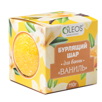 ОЛЕОС Шар бурлящий для ванн Ваниль 110г