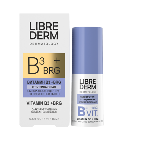 ЛИБРИДЕРМ ДЕРМА BRG+ВИТАМИН B3 Сыворотка-концентрат 15мл